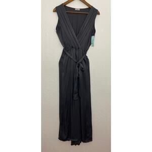 NWT Sweet and Cool silver gray jumpsuit